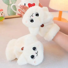Load image into Gallery viewer, Cute Winter Warm Soft Half Finger Thick One Size Gloves For Women Fashionable Warm Comfortable Stylish Gloves For Girls