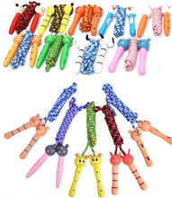 Load image into Gallery viewer, Cute Wood Handle Kids Children Skipping Jump Adjustable Cotton Jump Ropes For Kids Skipping Fitness Rope Wooden Handle Jumping Rope For Children Exercise Workout Activity