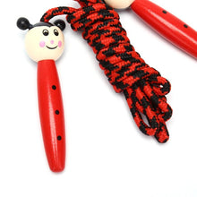 Load image into Gallery viewer, Cute Wood Handle Kids Children Skipping Jump Adjustable Cotton Jump Ropes For Kids Skipping Fitness Rope Wooden Handle Jumping Rope For Children Exercise Workout Activity