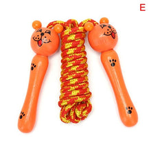 Load image into Gallery viewer, Cute Wood Handle Kids Children Skipping Jump Adjustable Cotton Jump Ropes For Kids Skipping Fitness Rope Wooden Handle Jumping Rope For Children Exercise Workout Activity