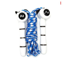 Load image into Gallery viewer, Cute Wood Handle Kids Children Skipping Jump Adjustable Cotton Jump Ropes For Kids Skipping Fitness Rope Wooden Handle Jumping Rope For Children Exercise Workout Activity