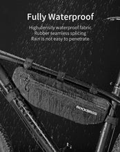 Load image into Gallery viewer, Cycling Bicycle Bags Top Tube Front Frame Bag Waterproof Road Dirt-resistant Bike Accessories Bags Bike Frame Bag Waterproof Bike Elegant Design Bag Bicycle Under Top Tube Bag Corner Pouch Storage Bag For Cycling Accessories