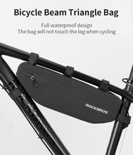 Load image into Gallery viewer, Cycling Bicycle Bags Top Tube Front Frame Bag Waterproof Road Dirt-resistant Bike Accessories Bags Bike Frame Bag Waterproof Bike Elegant Design Bag Bicycle Under Top Tube Bag Corner Pouch Storage Bag For Cycling Accessories