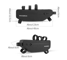 Load image into Gallery viewer, Cycling Bicycle Bags Top Tube Front Frame Bag Waterproof Road Dirt-resistant Bike Accessories Bags Bike Frame Bag Waterproof Bike Elegant Design Bag Bicycle Under Top Tube Bag Corner Pouch Storage Bag For Cycling Accessories