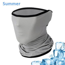 Load image into Gallery viewer, Cycling Headwear Winter Men Anti-sweat Breathable Cycling Face Cover Running Bicycle Bandana Sports Scarf Headband Neck Gaiter Face Mask Scarf Dust Sun Protection Cool Lightweight Windproof Breathable Fishing Hiking Running Cycling