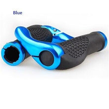 Load image into Gallery viewer, Cycling Lockable Handle Bar Grip Anti Skip Road Bike Handlebar Bicycle Grip Aluminum Alloy Mountain Bike Handlebar Grips Ergonomic Design Aluminum Double Lock-on Mountain Bike Grips Foldable Urban Bicycles Grips Scooter Grips