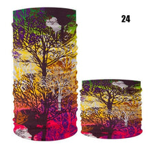 Load image into Gallery viewer, Cycling Mask Outdoor Sports Magic Head Scarf Printing Headband Bike Wrist Band Bandana for Windproof Sunscreen Bike Masks Bandanas Women Men Neck Gaiter Cover Turban Multipurpose Balaclava Elastic UV Face Shields for Women
