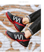 Load image into Gallery viewer, Cycling Mens Waterproof Outdoor Hiking Sneakers Men's Trail Running Shoes Fashion Hiking Sneakers For Men Tennis Cross Training Shoe Mens Casual Outdoor Walking Workout Footwear