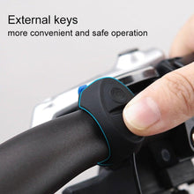 Load image into Gallery viewer, Cycling Mountain Road Bike Electronic Horn USB Rechargeable Electric Scooter Bicycle Handlebar Sound Alarm Ring Bell Outdoor Mini Bicycle Horn 130 db Loud Handlebar Cycling Alarm Alert Ring For Mountain Bike