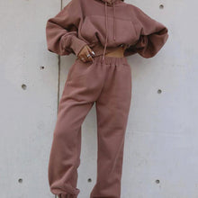 Load image into Gallery viewer, New Style Autumn And Winter Women's New Casual Hoodie Coat Sports Suit