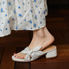 Load image into Gallery viewer, Women's Flat Strap Sandals – Indoor Outdoor Leather Patchwork