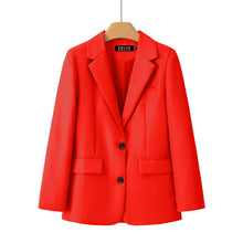 Load image into Gallery viewer, Women's Casual Chic Plaid Coat – Long Sleeve Pocket Jacket