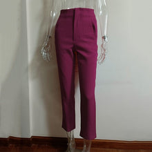 Load image into Gallery viewer, Women's High-Waisted Straight Leg Pants