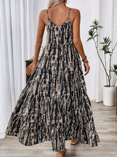 Load image into Gallery viewer, Elegant Black Printed Maxi Dress Chic Charming Long Dress For Women