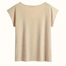 Load image into Gallery viewer, Short Sleeve T-Shirt Floral Heart Print Summer Casual Top