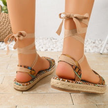 Load image into Gallery viewer, Women's Roman Style Cross-Strap Flat Sandals – Lightweight Wide Fit