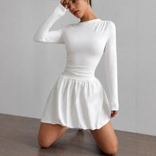 Load image into Gallery viewer, Women's Solid Color Stretch Casual Dress