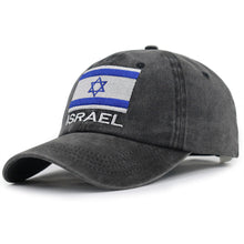 Load image into Gallery viewer, Israel Flag Adjustable Baseball Cap