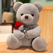 Load image into Gallery viewer, 23-45cm New Lovely Hug Roses Teddy Bear Plush Pillow Stuffed Soft Animal Dolls Nice Birthday Gift Girlfriend Valentine's Day
