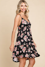 Load image into Gallery viewer, Full Size Floral Frill Cami Summer Dress For Women – Feminine Floral Cami Dress, Romantic Frill Dress, Flirty Floral Cami Dress, Elegant Floral Dress, Chic Floral Dress, Playful Summer Dress