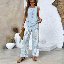 Load image into Gallery viewer, Women's 3D Print Two-Piece Vest & Pants Set – 12 Prints S–5XL