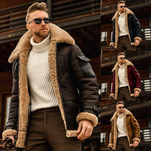 Load image into Gallery viewer, Winter Jacket Mens Military Fleece Warm Jackets Male Fur Collar Coats Army Tactical Jacket