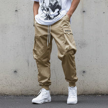 Load image into Gallery viewer, Men’s Multi‑Pocket Drawstring Cargo Pants