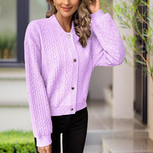 Load image into Gallery viewer, Ribbed Button-Up Knit Shacket