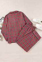 Load image into Gallery viewer, Plus Size Christmas Plaid Shirt and Pants Set