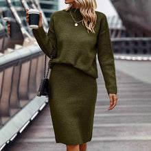 Load image into Gallery viewer, Women's Two Piece Set - Pullover Sweater & Bodycon Skirt Cozy Outfit