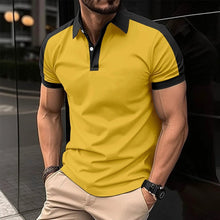 Load image into Gallery viewer, Men's Short Sleeve Business Shirt Summer Casual Polo Shirts
