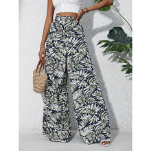 Load image into Gallery viewer, Women’s Printed High‑Waist Wide‑Leg Palazzo Pants