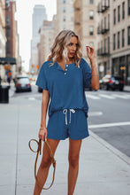 Load image into Gallery viewer, Solid Color Short Sleeve T-Shirt & Shorts Two-Piece Set | 5 Colors