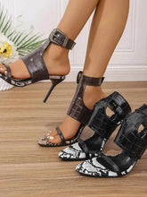 Load image into Gallery viewer, Elegant Ankle Strap : High Heel Sandals