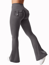 Load image into Gallery viewer, 🖤 Women's High-Waisted Cargo Pocket Workout Leggings