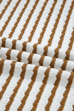 Load image into Gallery viewer, Stripe Collared Top and Drawstring Pants Set