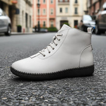 Load image into Gallery viewer, Women’s Genuine Leather Soft-Soled Flat Ankle Boots