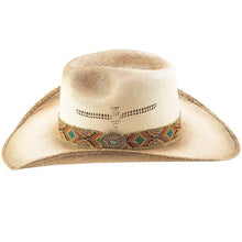 Load image into Gallery viewer, Bullhide Dancing In The Desert - Bangora Straw Cowboy Hat