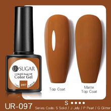 Load image into Gallery viewer, Dark Blue Matte Colorful UV Nail Gel Polish Semi Permanent Popular High Quality Fashion Design