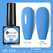 Load image into Gallery viewer, Dark Blue Matte Colorful UV Nail Gel Polish Semi Permanent Popular High Quality Fashion Design