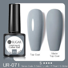 Load image into Gallery viewer, Dark Blue Matte Colorful UV Nail Gel Polish Semi Permanent Popular High Quality Fashion Design