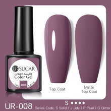 Load image into Gallery viewer, Dark Blue Matte Colorful UV Nail Gel Polish Semi Permanent Popular High Quality Fashion Design