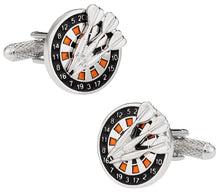 Load image into Gallery viewer, Dart Board Cufflinks