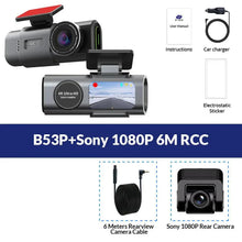 Load image into Gallery viewer, Acceo 4K Ultra HD Dash Cam Dual Lens With WiFi GPS Night Vision Parking Mode Built In