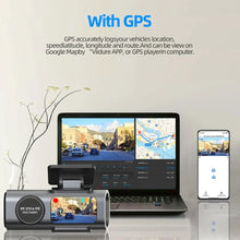 Load image into Gallery viewer, Acceo 4K Ultra HD Dash Cam Dual Lens With WiFi GPS Night Vision Parking Mode Built In