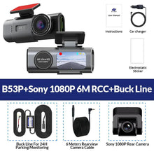 Load image into Gallery viewer, Acceo 4K Ultra HD Dash Cam Dual Lens With WiFi GPS Night Vision Parking Mode Built In