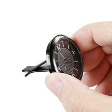 Load image into Gallery viewer, Dashboard Car Clock Air Clip Interior Car Accessories Car Dashboard Clock Cars Air Vent Clip Quartz Clocks Mini Luminous Quartz Analog Watch Universal Pocket Stick On Clock Perfect Decoration for Boats Bikes Auto Home Decoration