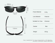 Load image into Gallery viewer, Men Women Polarized Semi-Rimless Driver Rider Sunglasses
