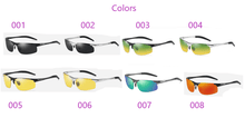 Load image into Gallery viewer, Men Women Polarized Semi-Rimless Driver Rider Sunglasses