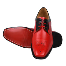 Load image into Gallery viewer, David Genuine Leather Red Bottom Dress Shoes